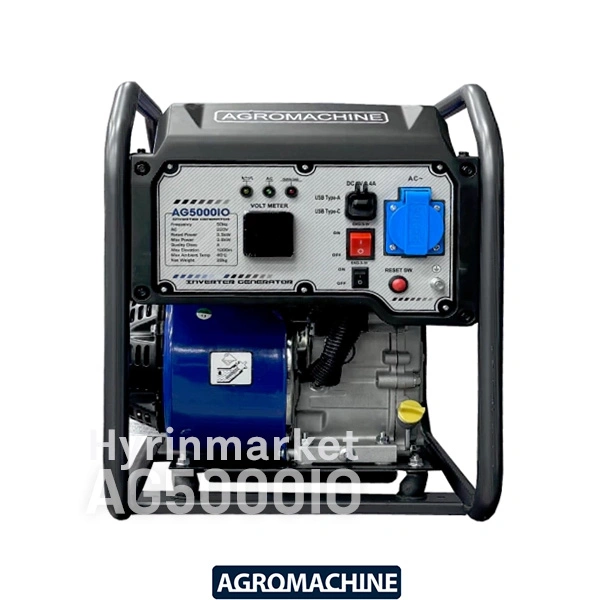 موتور برق اینورتری بنزینی آگرو مدل AG5000IO با توان 3.8 کیلووات