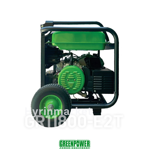 موتوربرق بنزینی GR11800-E2T گرین پاور 9500 وات سه فاز 4 موتور برق سه فاز گرین پاور GR11800E2T