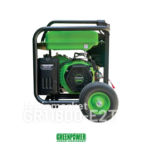 موتوربرق بنزینی GR11800-E2T گرین پاور 9500 وات سه فاز 3 موتور برق بنزینی سه فاز گرین پاور GR11800E2T