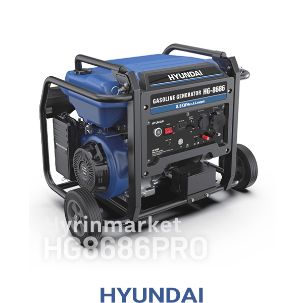 موتور برق بنزینی 8.5 کیلووات هیوندای مدل HG-8686 PRO