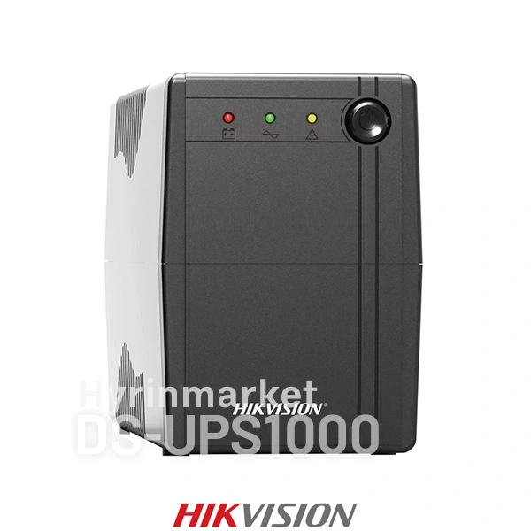 نمای اصلی یو پی اس هایک ویژن DS-UPS1000 با نشانگرهای LED روشن
