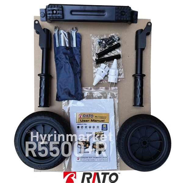 موتوربرق بنزینی 3 کیلووات راتو مدل R5500DWHB+R 25 اقلام موتور برق راتو مدل R5500DWHB+R