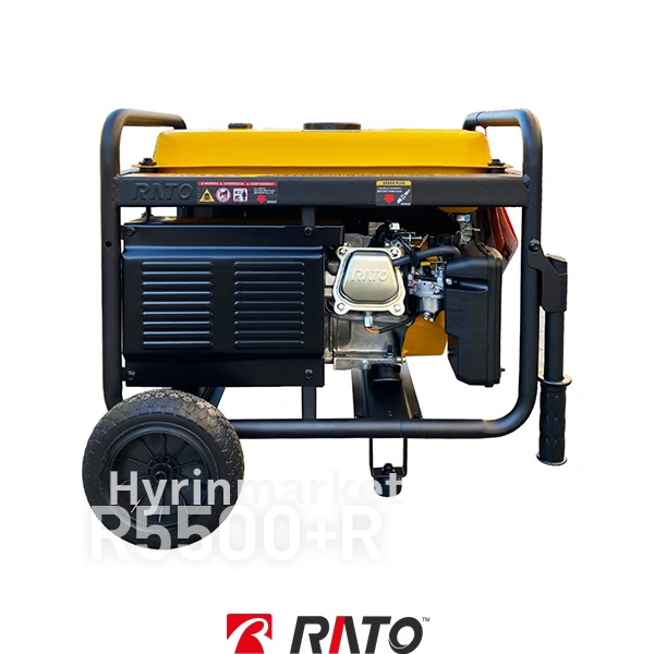 موتوربرق بنزینی 3 کیلووات راتو مدل R5500DWHB+R 16 موتوربرق 3 کیلو وات استارتی راتو R5500DWHB+R