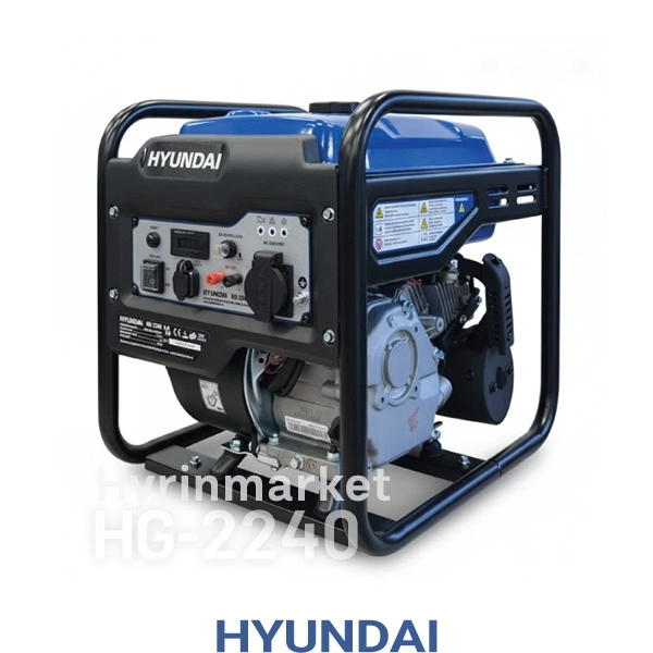 موتور برق بنزینی اینورتری هیوندای 4 کیلووات مدل HG2240