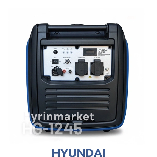 موتور برق بنزینی اینورتری هیوندای 4 کیلووات مدل HG1245 12 موتوربرق هیوندای hg1245