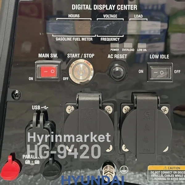 موتور برق بنزینی اینورتری هیوندای 4 کیلووات مدل HG9240